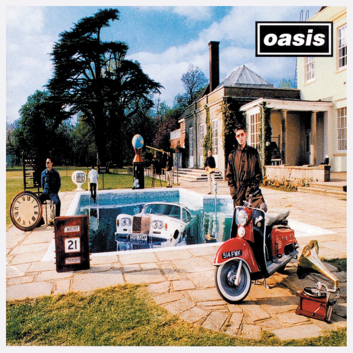 Be Here Now by Oasis — album cover